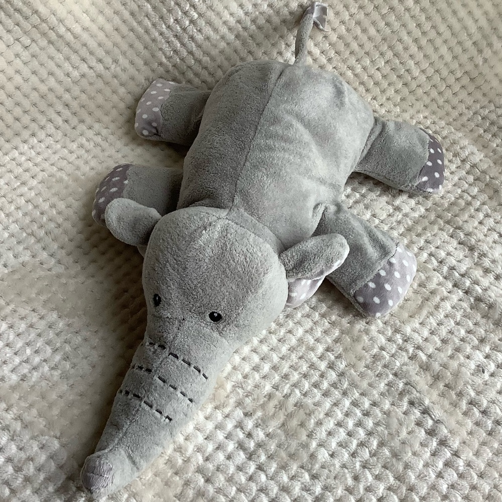 AURORA baby Ebba Plush Grey Elephant Stuffed Animal Toy No Blanket